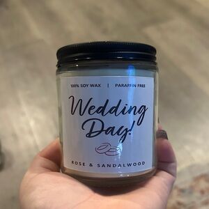 Wedding Day Rose & Sandalwood Candle